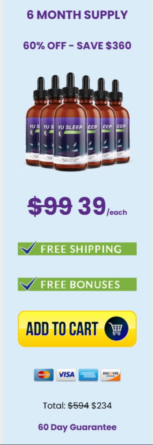 Yu Sleep Buy 6 Bottles
